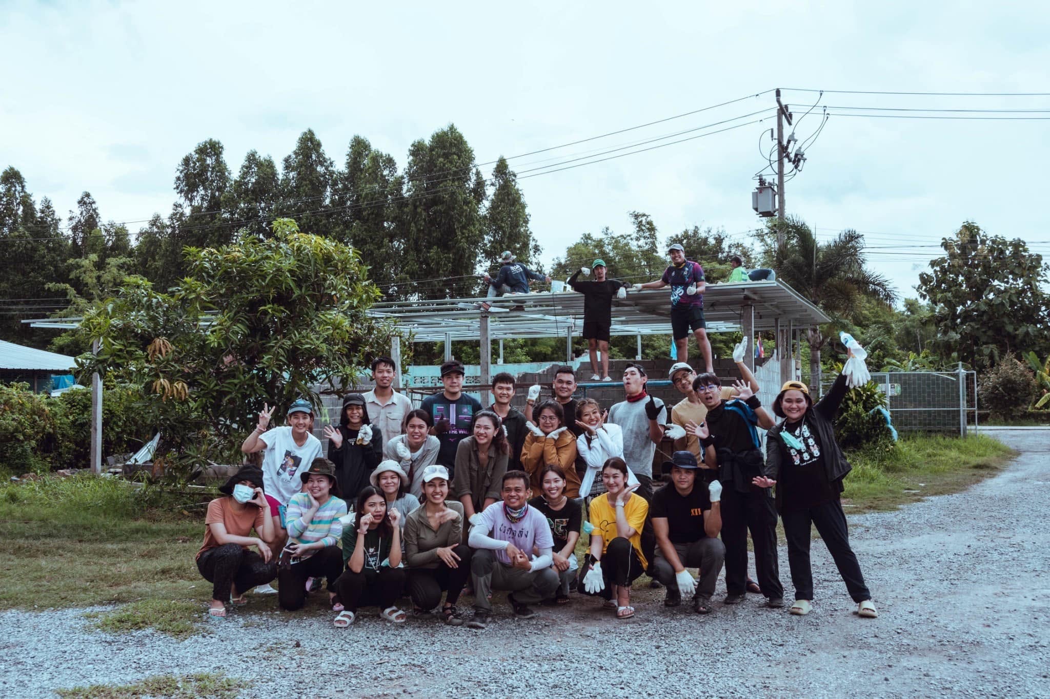 GMH Charity Roofing the School activity in Don Ton, Lopburi, photo 2 of 15
