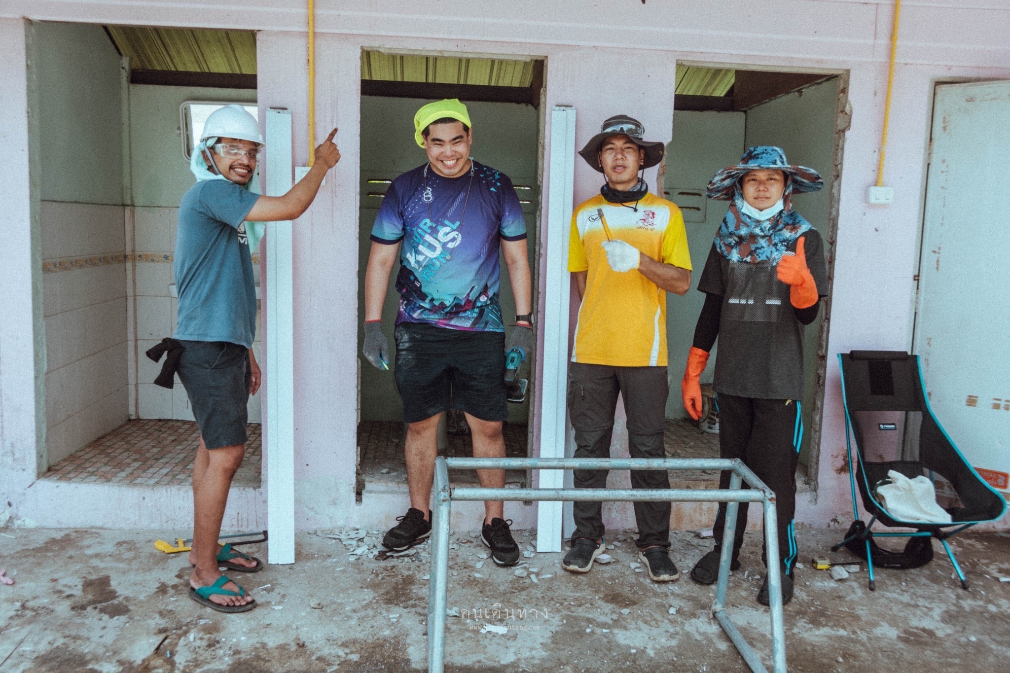 GMH Charity Roofing the School activity in Don Ton, Lopburi, photo 14 of 15
