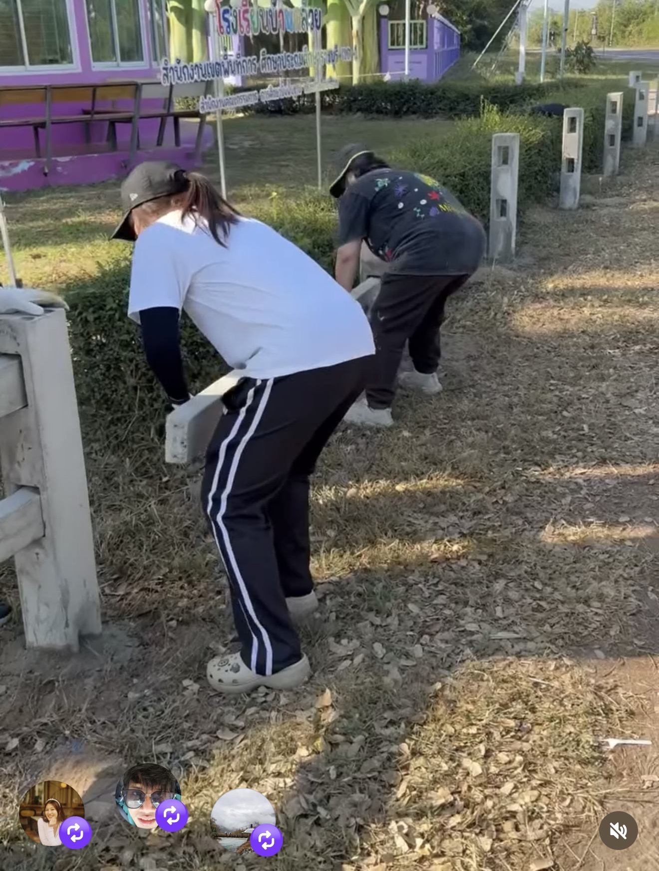Work in progress during the 2026 cowboy fence for school project, photo 5 of 10