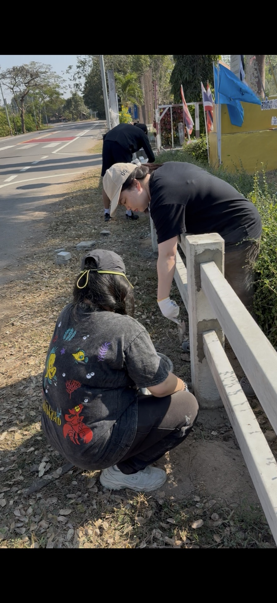 Work in progress during the 2026 cowboy fence for school project, photo 9 of 10