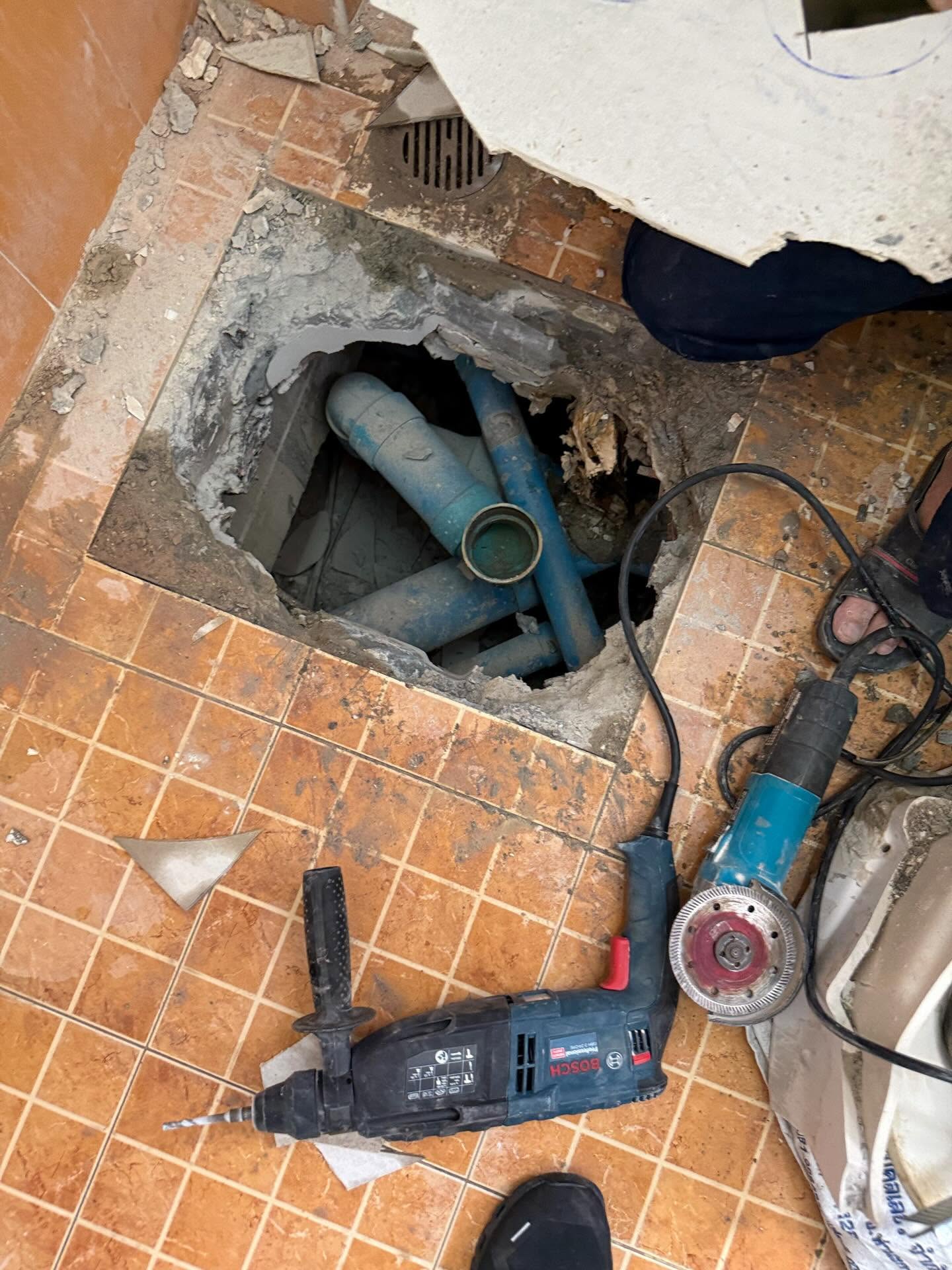 Work in progress during the 2026 toilet renovation project, photo 4 of 9